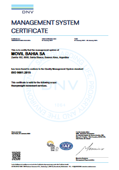 CERTIFICACION NORMA ISO 9001-2015 (07-01-2022 AL 06-01-2025)